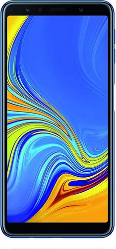Samsung Galaxy A7 (2018) - Blau, 4GB RAM, 64GB Speicher, Triple-Kamera - Handy ohne Vertrag mit beeindruckender Triple-Kamera (24+5+8 MP) für brillante Aufnahmen, Super AMOLED-Display und Dolby Atmos Surround Sound für ein außergewöhnliches Multimedia-Erlebnis.