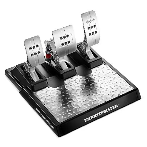 Thrustmaster T-LCM Pedal-Set - Load Cell-Technologie für präzise Bremsmanöver, kompatibel mit PC, PS4, PS5 und Xbox