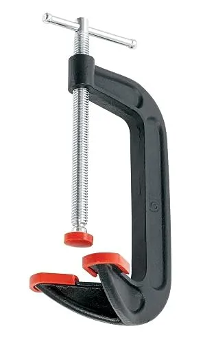 BESSEY DHCC-6, 15,2 cm Doppelkopf-C-Klemme, rot/schwarz