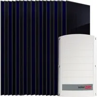 SUNNIVA Solaranlage 9.0 kW mit Bifacial Solarmodulen - Hochwertige 9 kW Photovoltaikanlage mit 18 bifacialen 500 W Modulen und SolarEdge SE9K Wechselrichter. Ideal für Eigenverbrauch und effiziente Stromerzeugung.