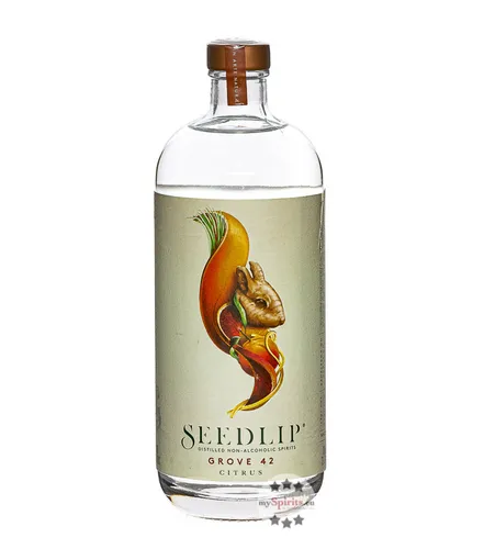 Seedlip Grove 42 Citrus alkoholfrei - Zitrus Genuss - Alkoholfreie Gin-Alternative mit erfrischendem Zitrus- und Ingwergeschmack, perfekt für kreative Cocktails und Tonic-Mischungen.