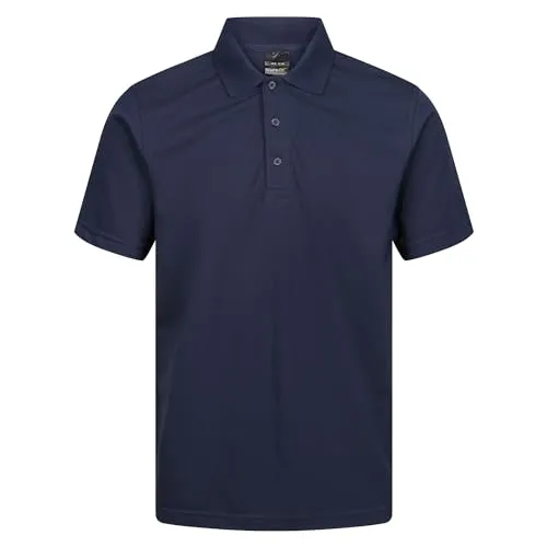 Regatta Professional Herren Mens Pro 65/35 Short Sleeve Polo T Shirt Polohemd, Navy, L