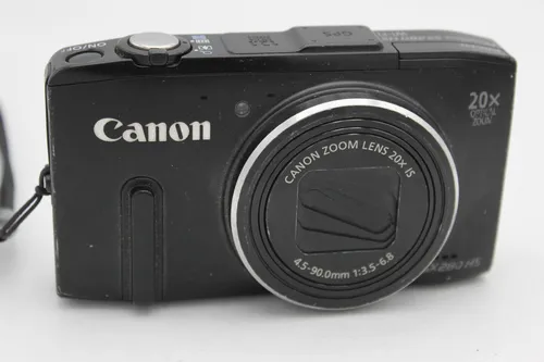 Canon PowerShot SX280 HS - 12.1MP Digitalkamera in Schwarz mit 20x Zoom - Digitalkamera, 12.1MP, 20x optischer Zoom und Wi-Fi für einfaches Teilen, ideal für Reisefotografen und Erinnerungen festhalten.