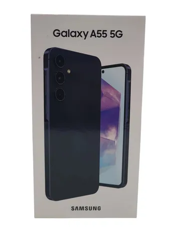 SAMSUNG Galaxy A55 5G Smartphone 128 GB Mitternachtsblau - 6,6" Super AMOLED Display, 50 MP Kamera und leistungsstarker Exynos 1480 Prozessor für beeindruckende Fotos und reibungsloses Multitasking