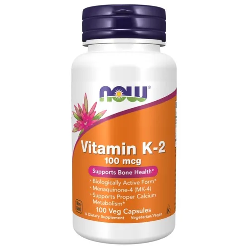 NOW Foods Vitamin K-2 MK-4 100 mcg 100 Kapseln Knochen Gesundheit