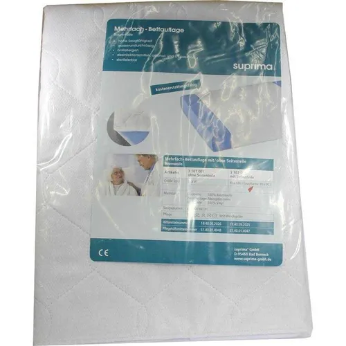 Suprima Mehrweg Bettunterlage 1 St - Arzneimittel für zuverlässigen Schutz, waschbar und ideal für die Pflege im Bett.