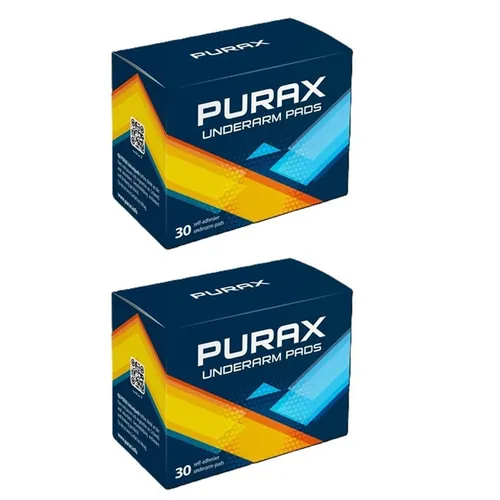 PURAX Pure Pads White 2x 30 Stück Set, gegen Achselschweiß