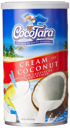 Coco Tara Cream of Coconut 0,33l – Cremige Kokoscreme für Cocktails - Die Coco Tara Cream of Coconut ist ideal für Cocktails und Süßspeisen. Ihre samtige Konsistenz und der intensive Kokosgeschmack machen sie zur perfekten Wahl für tropische Genüsse in der Bar und Küche.