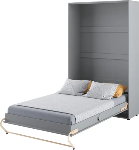 HAUSELEMENT Schrankbett LENART CONCEPT PRO CP-02 Vertikal 120 x 200 - Praktisches Wandklappbett für flexiblen Raum. Mit stabiler Konstruktion und ergonomischem Lattenrost für hohen Schlafkomfort. Ideal für kleine Räume – schnell auf- und abgebaut!