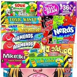 Amerikanische Süßigkeiten Box | USA American Candy Box - Sonstige Süßigkeiten – Entdecke die Vielfalt an amerikanischen Süßigkeiten, ideal als Geschenkbox für jeden Anlass und für ein Geschmackserlebnis der besonderen Art!
