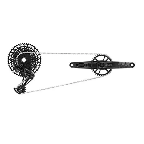 SRAM NX EAGLE BOOST 1X12 Schaltgruppe 170 mm DUB - Mountainbike Schaltgruppe mit 12 Gängen für präzise Schaltvorgänge, robustes Design aus Stahl und Edelstahl für hohe Langlebigkeit.