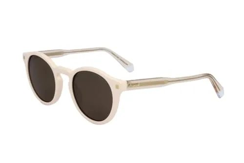 Polaroid Unisex PLD 4150/s/x Sunglasses, SZJ/SP Ivory, 50