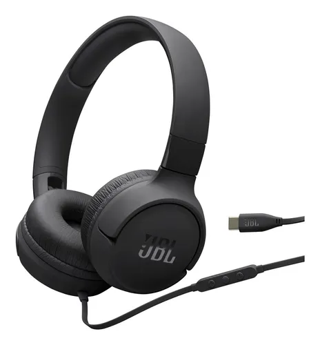 JBL Tune 520C On-Ear Kopfhörer USB-C schwarz - Kopfhörer mit USB-C Anschluss, kabellos und mit kraftvollem Sound für ein unvergessliches Hörerlebnis.
