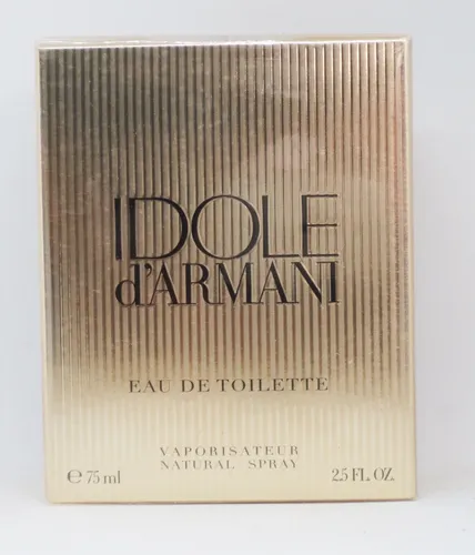 GIORGIO ARMANI Idole d'Armani Eau de Toilette Spray 75 ml - Damenparfüm mit verführerischen Noten von Jasmin, Patschuli und Rose – ein luxuriöser Duft für jeden Anlass, hergestellt in Frankreich.