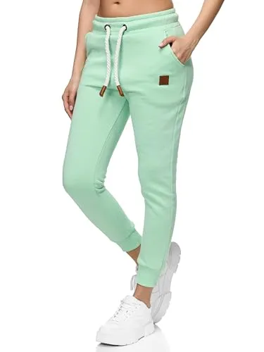 REPUBLIX Damen Jogginghose Jogger Sporthose Jogging Sweat Pants RD-027 Mint L