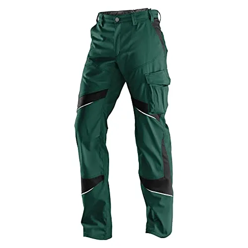 KÜBLER ACTIVIQ Arbeitshose in moosgrün/schwarz, Größe 28 - Arbeitshosen mit robustem Material und hoher Bewegungsfreiheit, ideal für professionelle Handwerker und Outdoor-Einsätze.