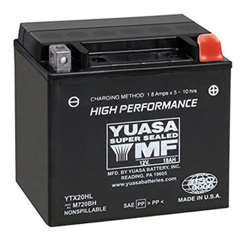 Yuasa BATTERIA YTX20HL (SIGILLATA ATTIVATA - Factory Sealed) 12V/18AH