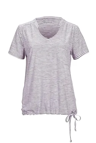 killtec Damen Lilleo WMN TSHRT F Funktions T-Shirt, Weintraube, 42