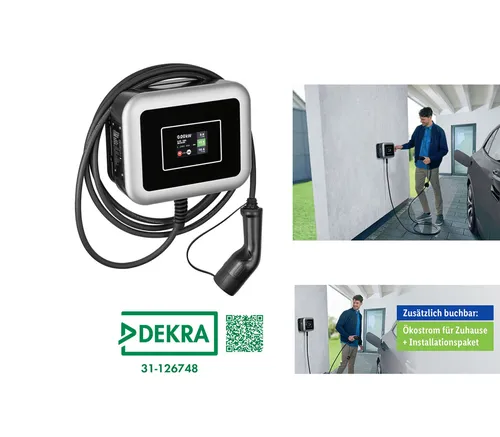 ULTIMATE SPEED Wallbox »USWB 11 A1«, 11 kW für Elektrofahrzeuge - Wallboxen für Elektro- und Hybridfahrzeuge, 11 kW, mit individueller Ladegeschwindigkeit und robustem Design für Innen- und Außenbereich.