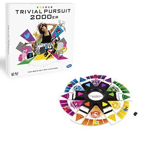 Hasbro Spiele B7388100 - Trivial Pursuit 2000er Edition, Fragespiel - Deutsch