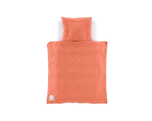Träumeland Bettwäsche Jersey Moon rost 80/80 + 35/40 cm - Bettwäsche aus 100% Baumwolle, atmungsaktiv und ideal für einen erholsamen Schlaf, perfekt für Kinderbetten.