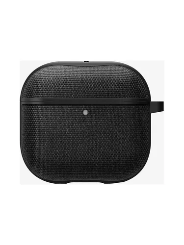 Spigen Schutzhülle für AirPods 4 - Robuste Tasche in Schwarz - Audio-Zubehör mit rutschfestem, schocksicherem Design. Ideal für den täglichen Schutz Ihrer AirPods 4. Leicht und langlebig, perfekte Passform für Apple Produkte.