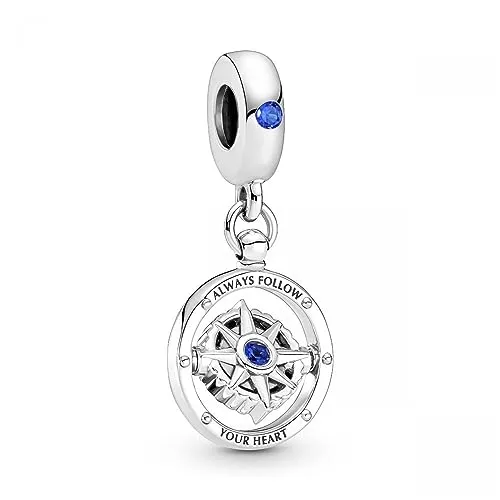 Pandora Charm Geburtsstein Januar 790065C06 aus 925/- Sterling Silber - Exklusiver Anhänger aus 925/- Sterling Silber, ideal als persönliches Geschenk für Geburtstagskinder oder als Schmuckstück für jede Gelegenheit.