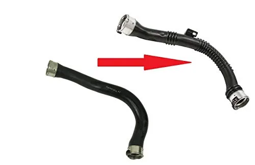 TURBORURY Kompatibel/Ersatz für Turbo-Ladeluftkühler-Schlauch, Renault Trafic 1.6 DCi, Opel Vivaro 1.6 CDTi 144606126R 144606126 93867727 4422249 1446200Q0H 14462-00Q0H 6000618730