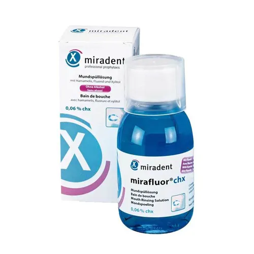 Miradent Mundspüllösung mirafluor chx 0,06% Lösung Inhalt: 100 ml