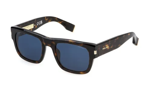 Sonnenbrille Herren Police Splp33 - G. O. a.T.2 0722 (Havanna Dunkel Glänzend)