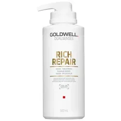 Goldwell Dualsenses Rich Repair 60sec Treatment Haarmaske 500 ml - Intensive Haarmaske zur schnellen Pflege stark geschädigter Haare. Für geschmeidiges, revitalisiertes Haar in nur 60 Sekunden.