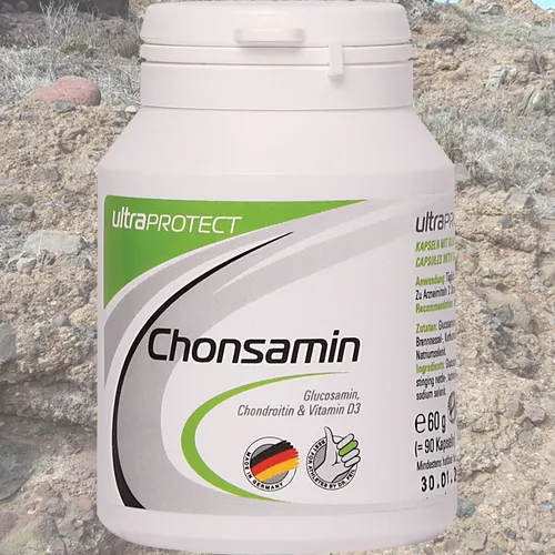 Ultra Sports Chonsamin 90 Kapseln - Vitamine & Mineralien, unterstützt die Gelenkgesundheit und fördert die Beweglichkeit für aktive Lebensstile.