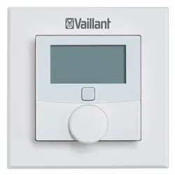 Vaillant ambiSENSE Raumthermostat VR51 - Funk-Raumthermostat für optimale Heizungssteuerung - Programmierbare Thermostate für Zuhause mit intuitiver Bedienung und energieeffizienter Heizungssteuerung für mehr Komfort und Einsparungen.
