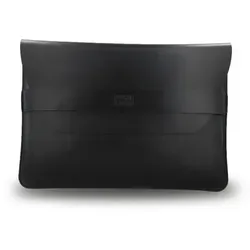Buckle & Seam Terra Laptop Sleeve 13'' - Elegante Laptophülle - Notebook Schutzhüllen aus hochwertigem Rindsleder, handgefertigt und mit zusätzlichem Stauraum für Handy und Kabel – ideal für Berufstätige und Studenten.