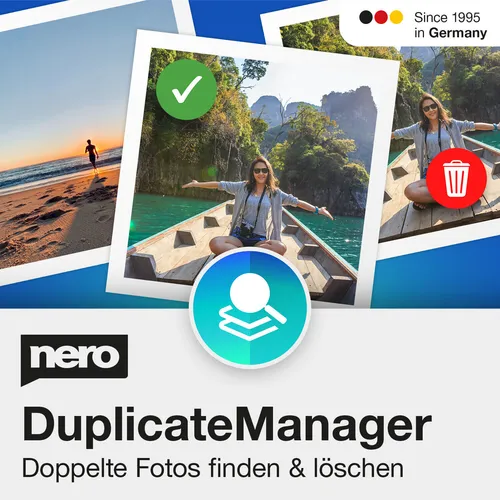 Nero DuplicateManager Photo - Duplikate finden, löschen | Bereinigt Bildarchiv