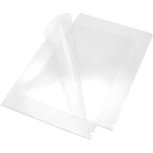 Eichner Sichthüllen 9540-05124-110, A4, transparent - Sichthüllen aus strapazierfähigem PVC, glasklar und dokumentenecht. Ideal zum Schutz und zur Aufbewahrung von Dokumenten, 100 Stück im Set.