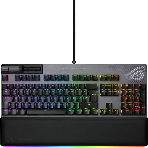 Asus ROG Strix Flare II - Mechanische Gaming Tastatur, RGB Beleuchtung und separater Nummernblock für optimales Gaming-Erlebnis