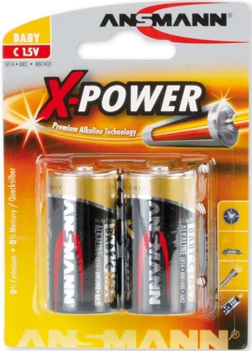 Ansmann Batterie Baby C 5015623 Bli (VE2) Batterien Batterie
