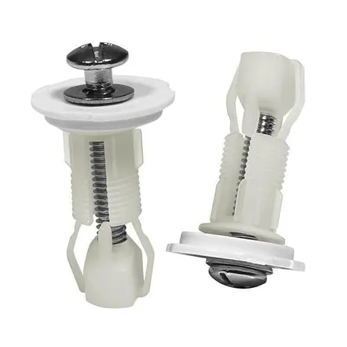 RV-Parts WC Sitz Befestigung Universal Befestigungsset Schrauben für Toilettendeckel
