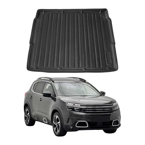OMAC Kofferraumwanne für Citroen C5 Aircross 2018-2025 - Fahrzeugspezifische 3D-Kofferraumwanne, leicht zu reinigen und geruchlos. Wasserdicht, rutschfest und beständig gegen Chemikalien für optimalen Schutz und Sicherheit.
