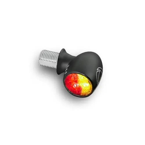 Kellermann Bullet Atto DF Rück-Bremslicht Blinker schwarz Glas 3in1 LED Mini - Blinker mit 3in1-Funktion: Rücklicht, Bremslicht und Blinker in einem, ideal für Straßenmotorräder und sorgt für optimale Sichtbarkeit bei Nacht.