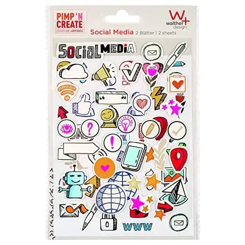 walther design Sticker Social MediaPIMP AND CREATE ST7005