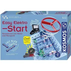 Kosmos 620547 Easy Elektro - Experimentierkasten für Kinder, entdecke spannende Stromkreise und baue coole Alarmanlagen!