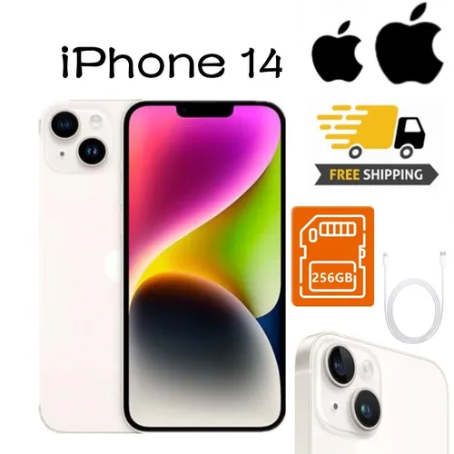 Apple iPhone 14 256GB - 6GB RAM Dual-SIM, 5G High-End Smartphone mit Unfallerkennung und neuestem WLAN-Standard Wi-Fi 6