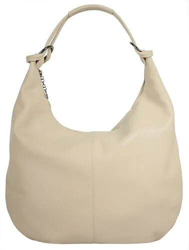 Shopper CLUTY - Elegante Damenhandtasche aus Leder - Handtaschen aus 100% Rindleder, Made in Italy, mit großem Hauptfach für A4-Formate und praktischem Reißverschlussfach für Schlüssel oder Smartphone.