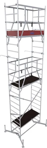 Krause Komplettgerüst MONTO ClimTec 7,0 m - Hochwertiges Arbeitsgerüst bis 7,0 m, ideal für Bau- und Renovierungsarbeiten, bietet optimale Sicherheit und Stabilität.