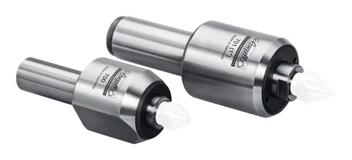 Conzella Drehbankspitze mitlaufend 700 D20 - Zentrierkegel mit gefederter zylindrischer Spitze, ideal für präzises Drehen und hohe Stabilität bei der Werkstückbearbeitung.