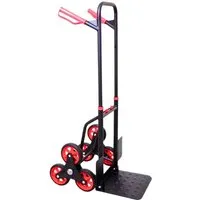 PROREGAL Klappbarer Profi-Treppensteiger Taurus 150 - Sackkarre mit 150kg Traglast, klappbarer Schaufel und ergonomischen Griffen für mühelosen Transport von schweren Gegenständen.