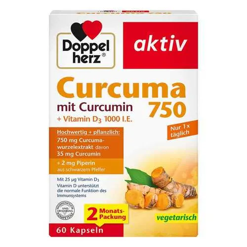 Doppelherz Curcuma 750 Kapseln 53.4 g