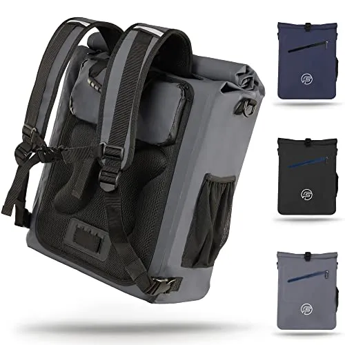 Forrider 3in1 Fahrradtasche für Gepäckträger - Wasserdichte 27L Fahrradtasche, flexibel als Rucksack oder Schultertasche nutzbar, mit innovativem Quicksafe-Tragesystem für einfachen Wechsel und sicheren Halt.